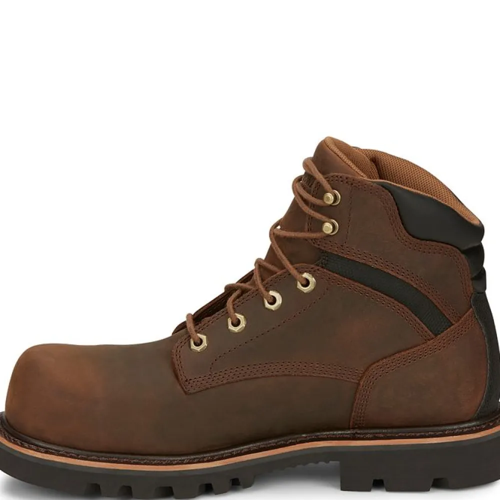 Chippewa Men's Sador 6" Comp Toe WP Lace-Up Work Boot - - 73221