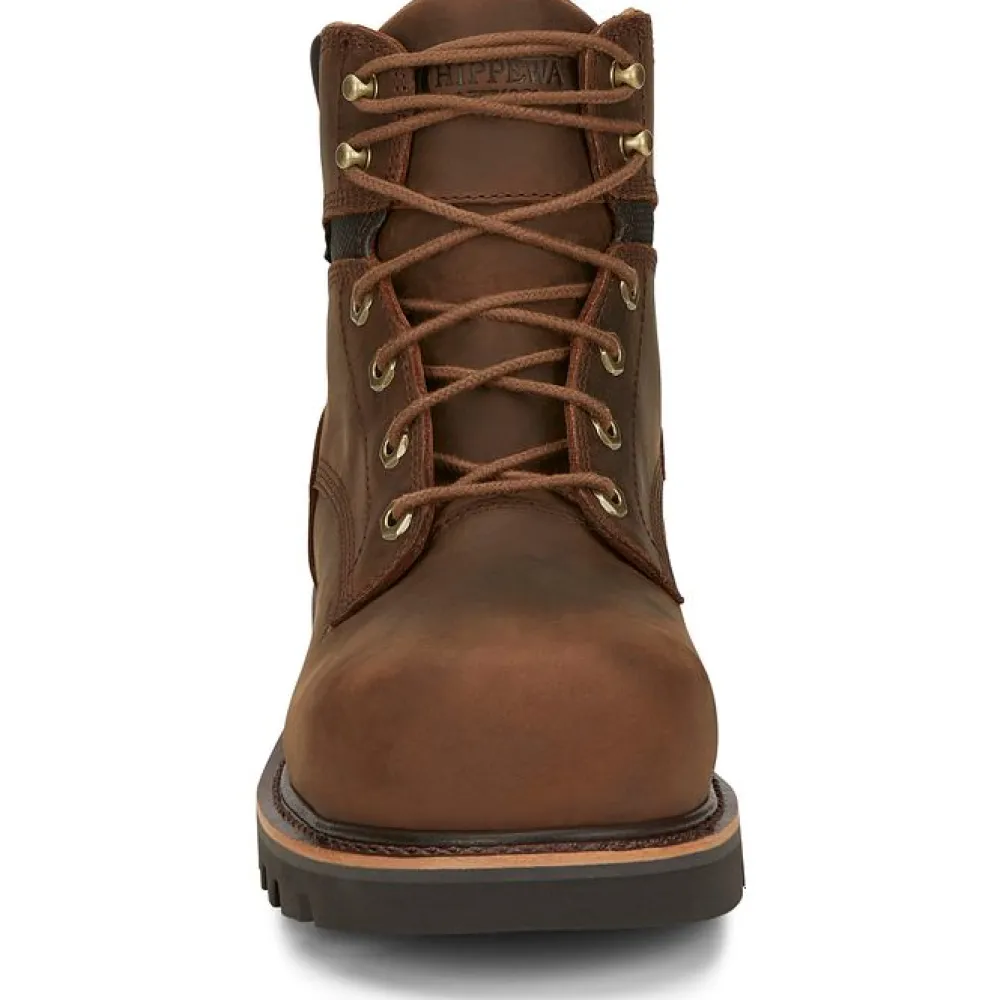 Chippewa Men's Sador 6" Comp Toe WP Lace-Up Work Boot - - 73221
