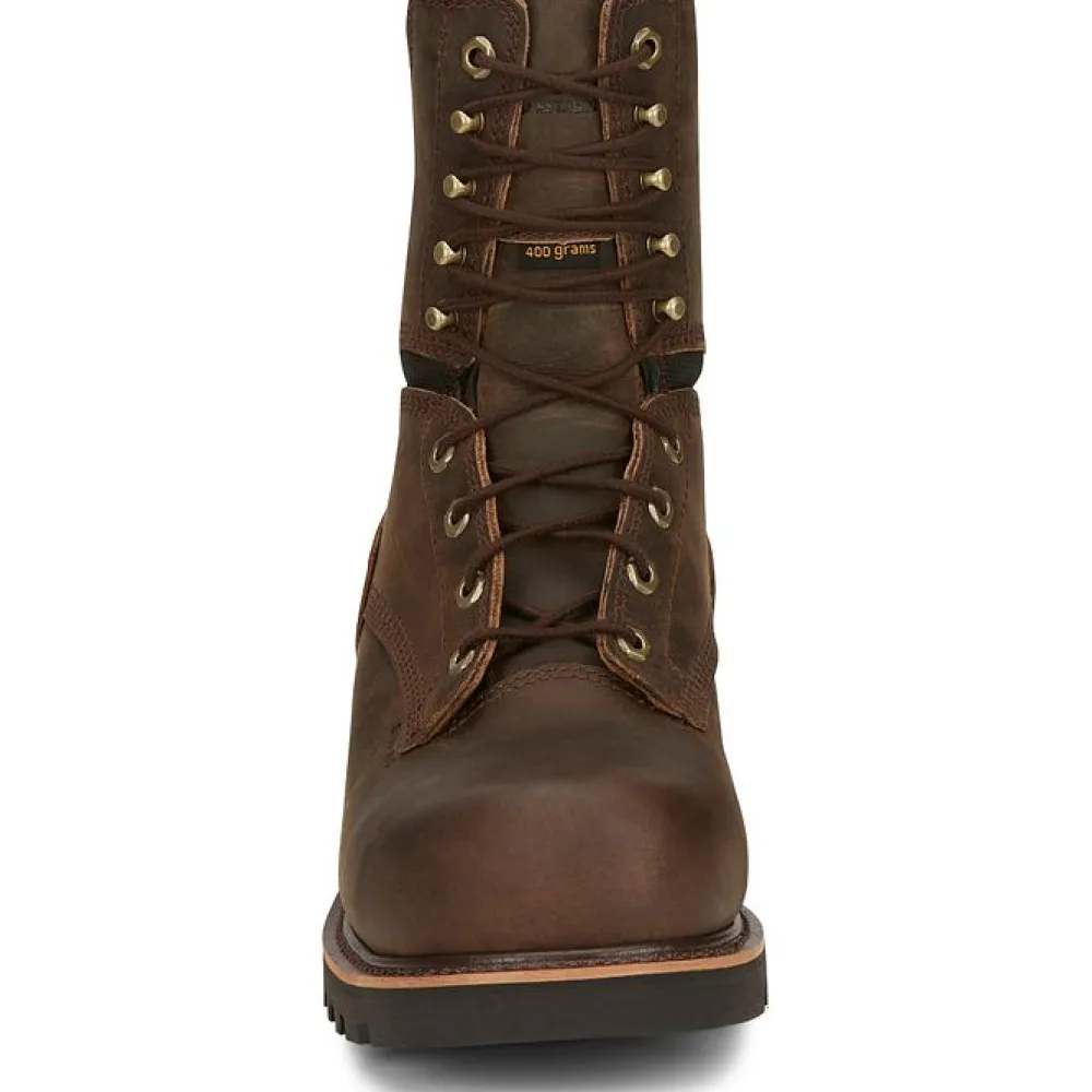 Women Chippewa Men's Sador 9" Comp Toe WP 400G Ins Logger Work Boot - 73233