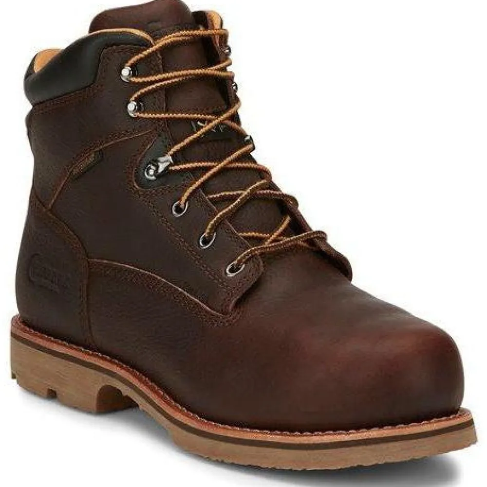 Chippewa Men's Serious+ 6" Comp Toe WP Metguard Lace-Up Work Boot - 72301