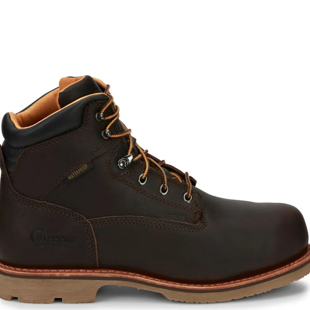 Chippewa Men's Serious+ 6" Comp Toe WP Metguard Lace-Up Work Boot - 72301