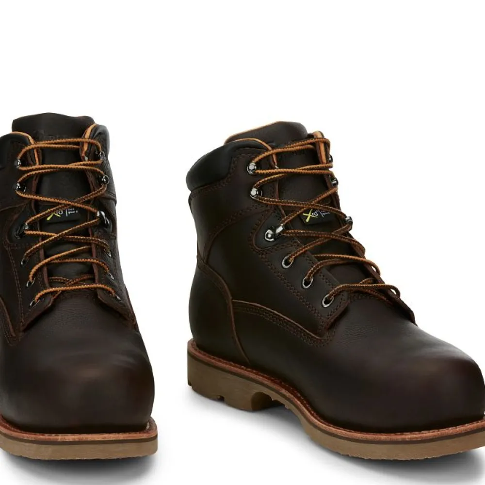 Chippewa Men's Serious+ 6" Comp Toe WP Metguard Lace-Up Work Boot - 72301
