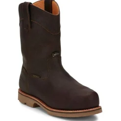 Women Chippewa Men's Serious+ 10" Comp Toe WP Metguard Pull-On Work Boot- 72331