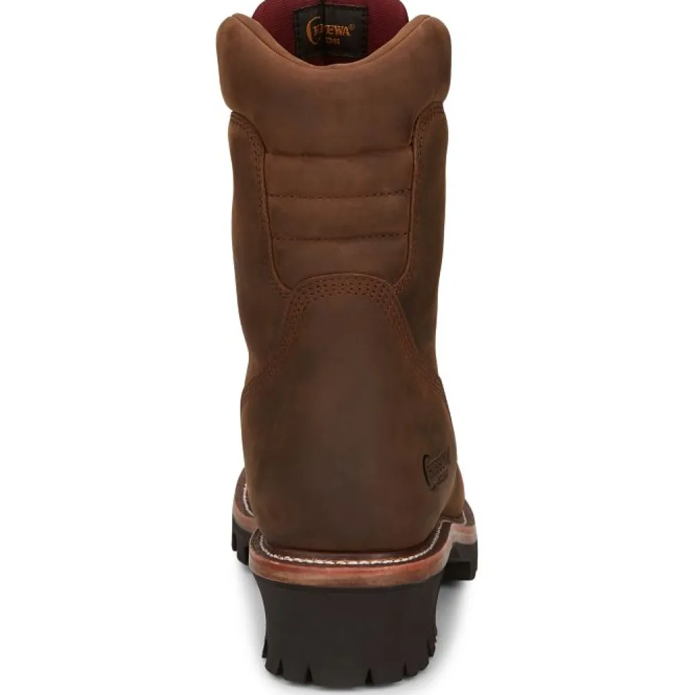 Chippewa Men's Super Dna 9" Plain Toe WP Lace Up Work Boot -- 59408