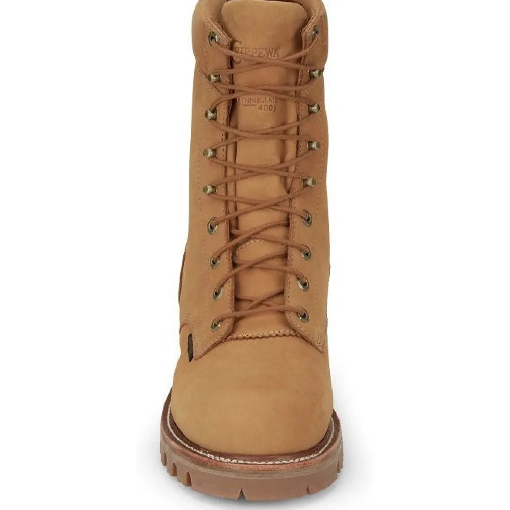 Women Chippewa Men's Super Dna 9" WP Steel Toe Work Boot -- 59417