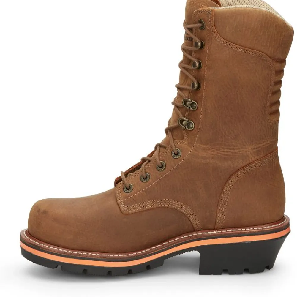 Women Chippewa Men's Thunderstruck 10" Nano Comp Toe Work Boot - TH1030