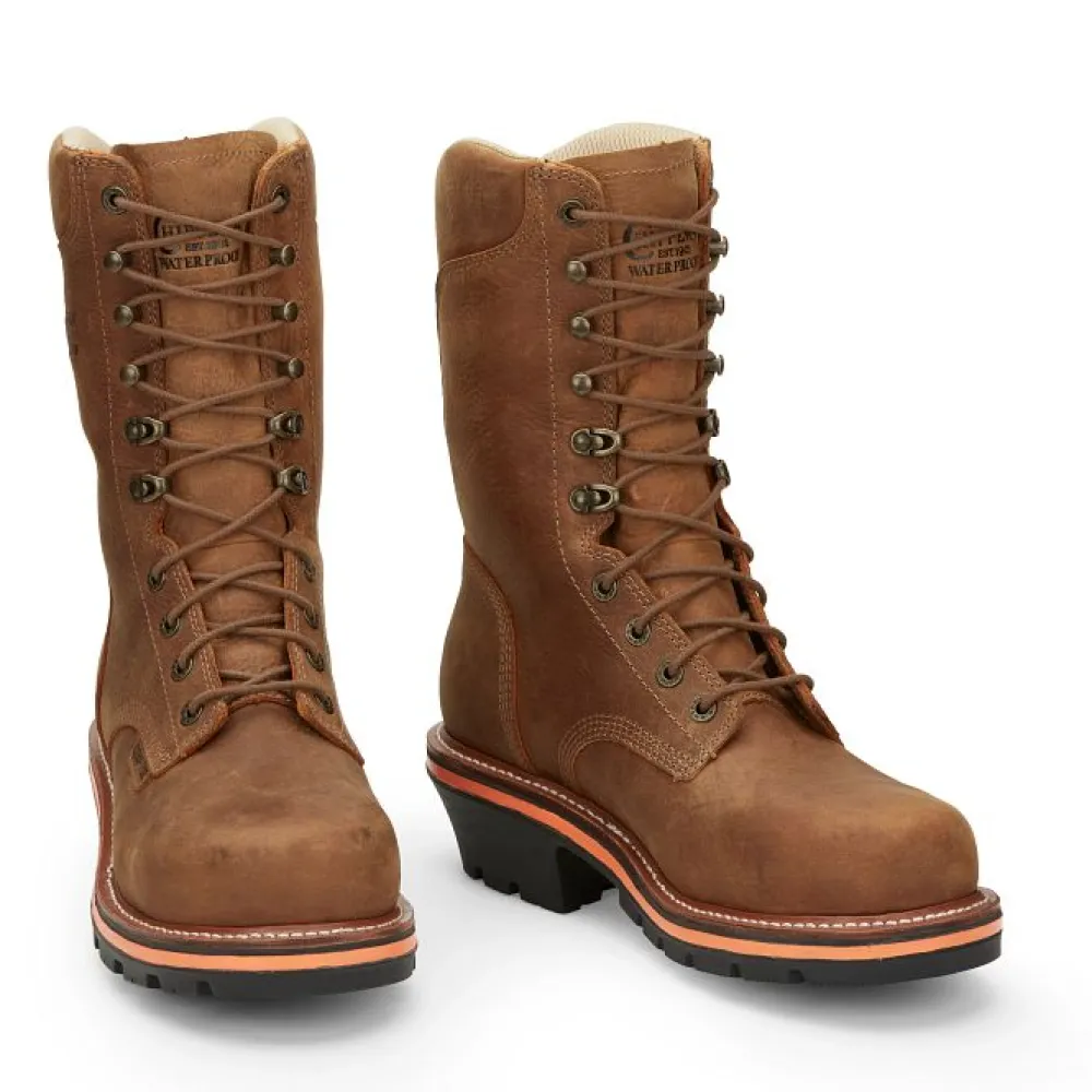 Women Chippewa Men's Thunderstruck 10" Nano Comp Toe Work Boot - TH1030