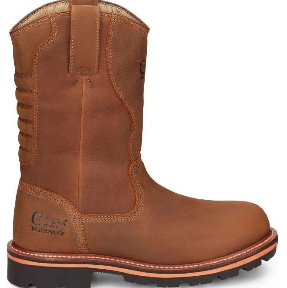Women Chippewa Men's Thunderstruck 11" WP Slip Resist Work Boot -- TH1040
