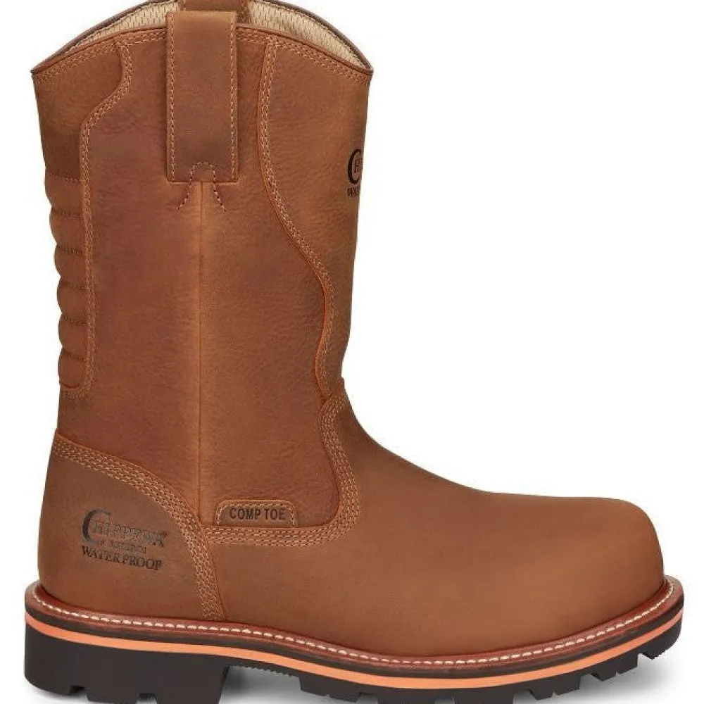 Women Chippewa Men's Thunderstruck 11" WP Nano Comp Toe Work Boot -- TH1041