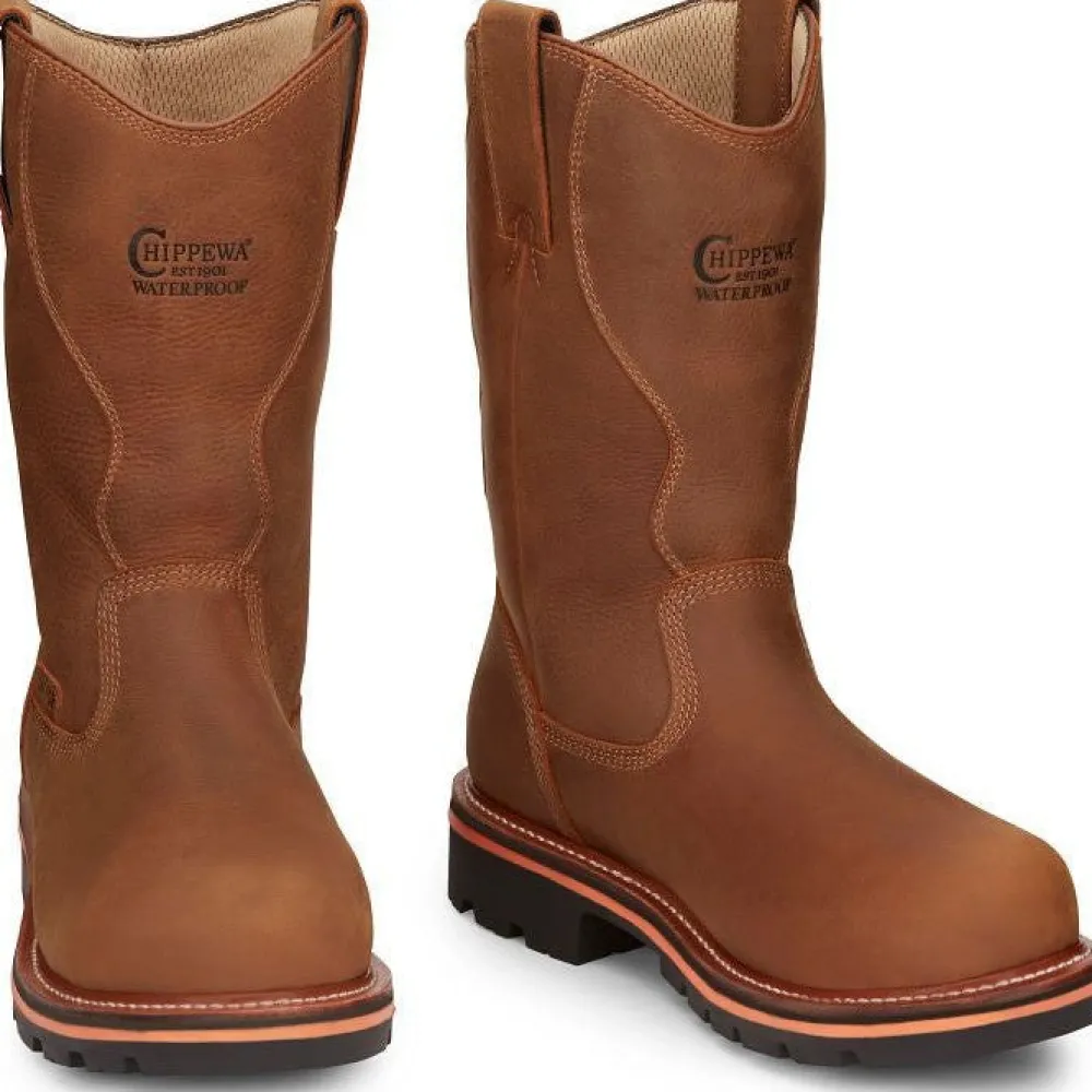 Women Chippewa Men's Thunderstruck 11" WP Nano Comp Toe Work Boot -- TH1041