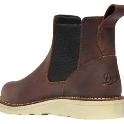 Women Danner Bull Run Chelsea 6 Inch Work Boots - Men's Soft Toe Wedge - 15481