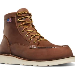 Women Danner Men's Bull Run 6" Moc Toe USA Made Wedge Work Boot - - 15573