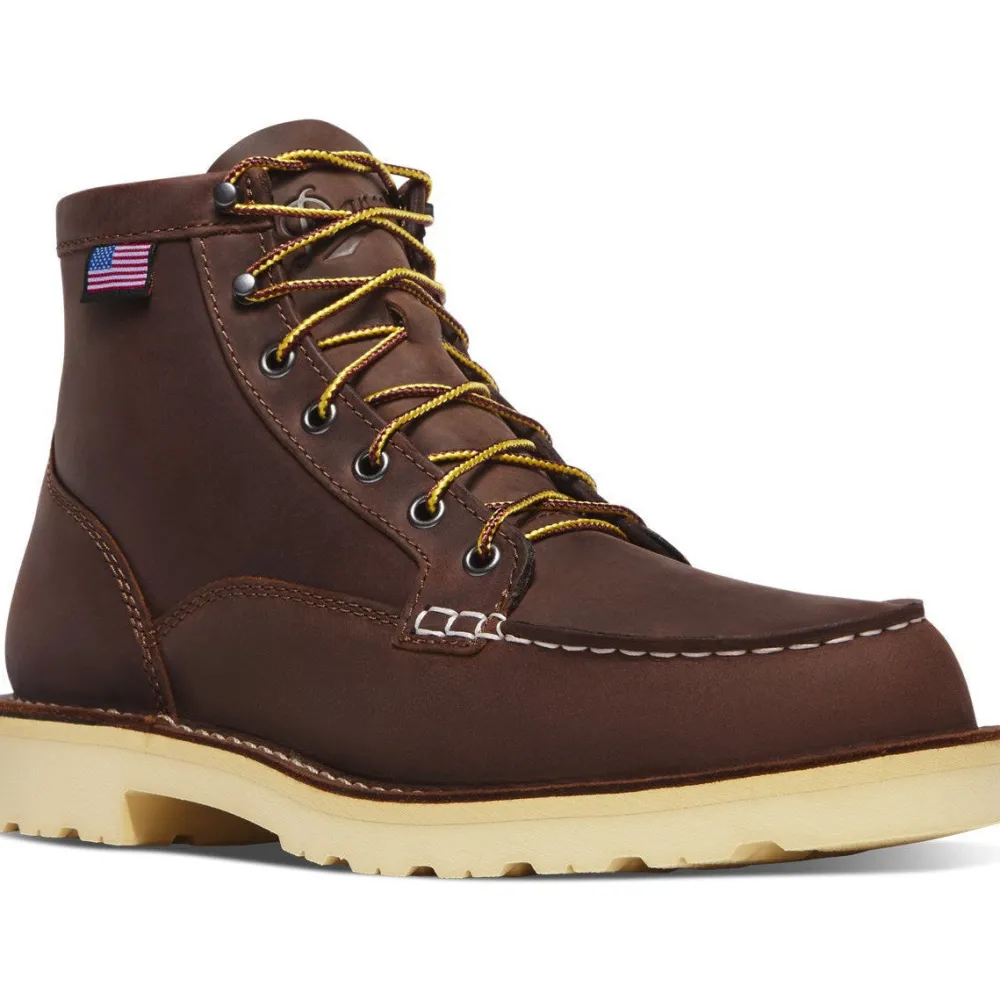 Danner Men's Bull Run 6" Moc Toe Work Boot -- 15590