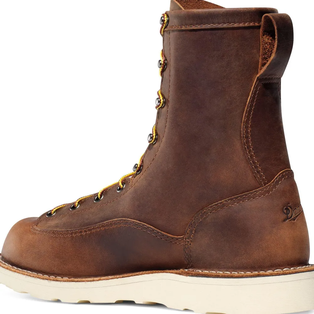 Women Danner Men's Bull Run USA Made 8" Soft Toe Wedge Work Boot - - 15556