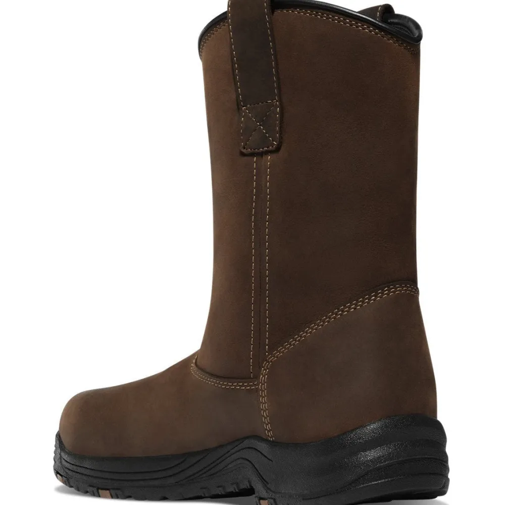 Women Danner Men's Caliper 10" Plain Toe WP Wellington Work Boot -- 19490