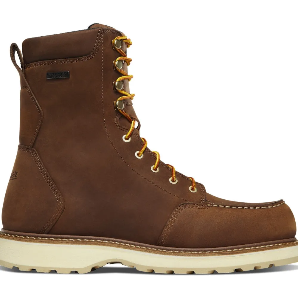 Women Danner Men's Cedar River 8" WP Plain Moc Toe Work Boot - - 14302