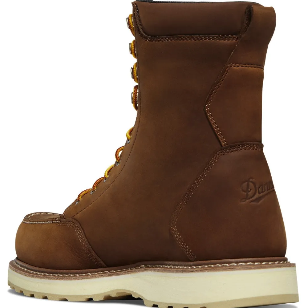 Women Danner Men's Cedar River 8" WP Plain Moc Toe Work Boot - - 14302