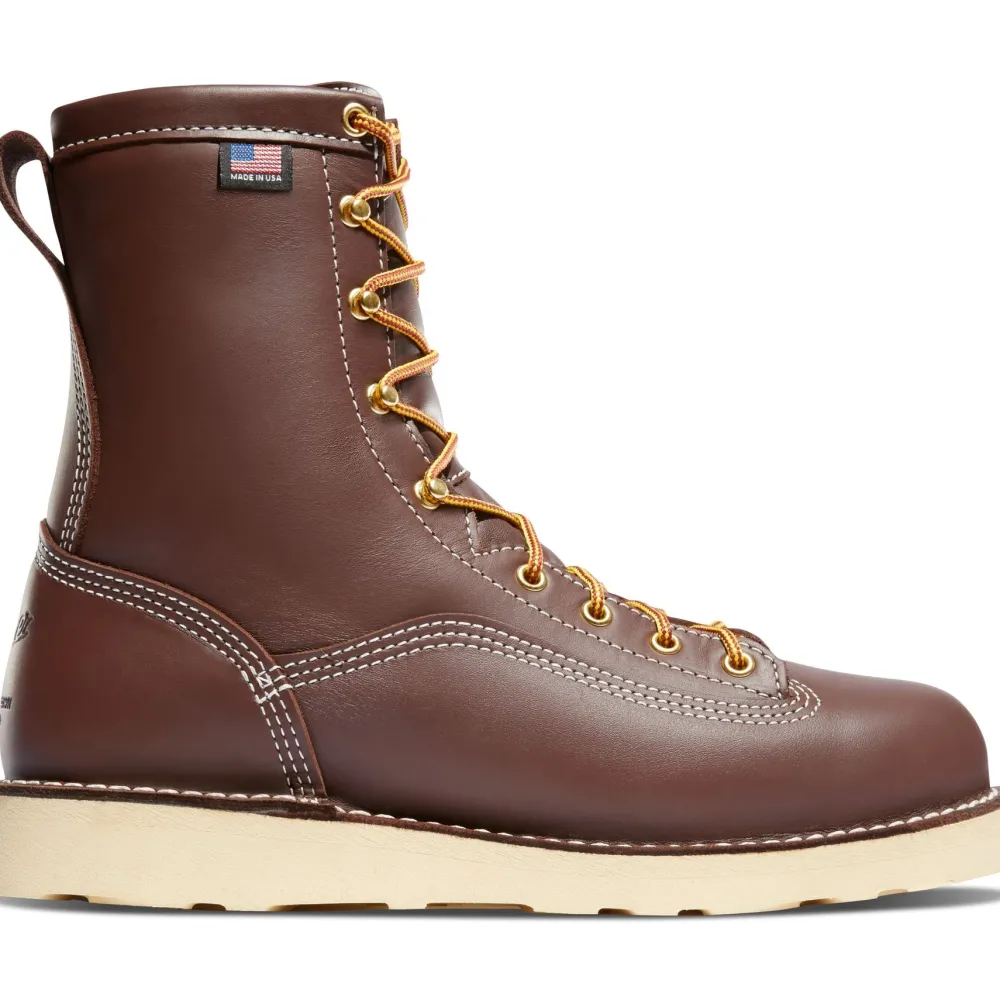 Women Danner Men's Power Foreman 8" USA Made Waterproof Work Boot - 15200