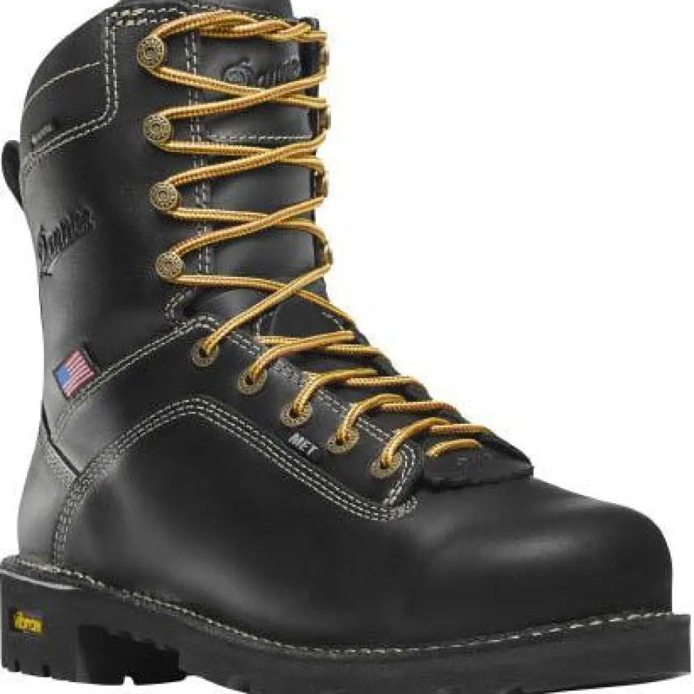 Danner Men's Quarry 8" Alloy Toe Metguard WP USA Made Work Boot - 17310