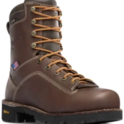 Danner Men's Quarry USA Made 8" Soft Toe WP Work Boot - - 17305