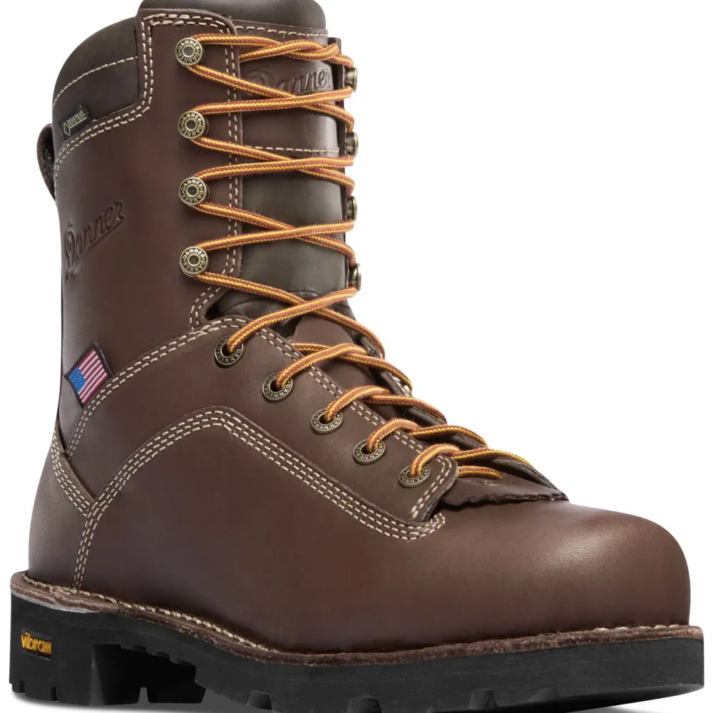 Danner Men's Quarry USA Made 8" Alloy Toe WP Work Boot - - 17307