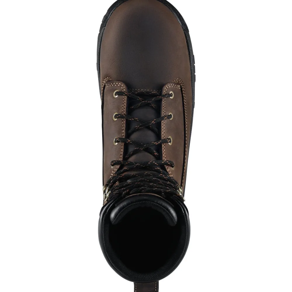 Danner Men's Riverside 8" Plain Toe WP Lace Up Work Boot - - 19457