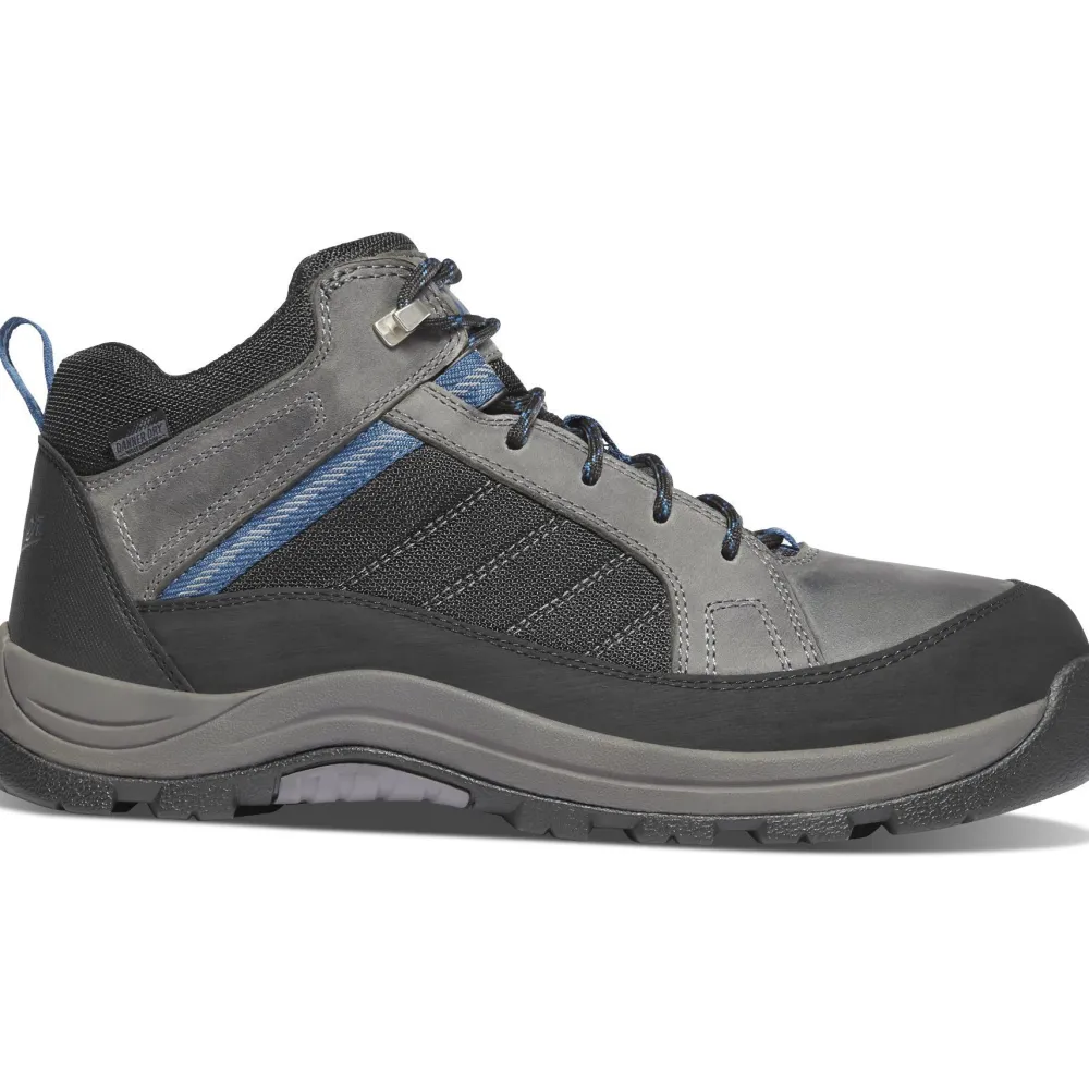 Danner Men's Riverside 4.5" Steel Toe WP Hiking Work Boot- Gray- 15342
