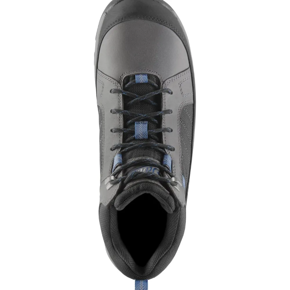 Danner Men's Riverside 4.5" Steel Toe WP Hiking Work Boot- Gray- 15342