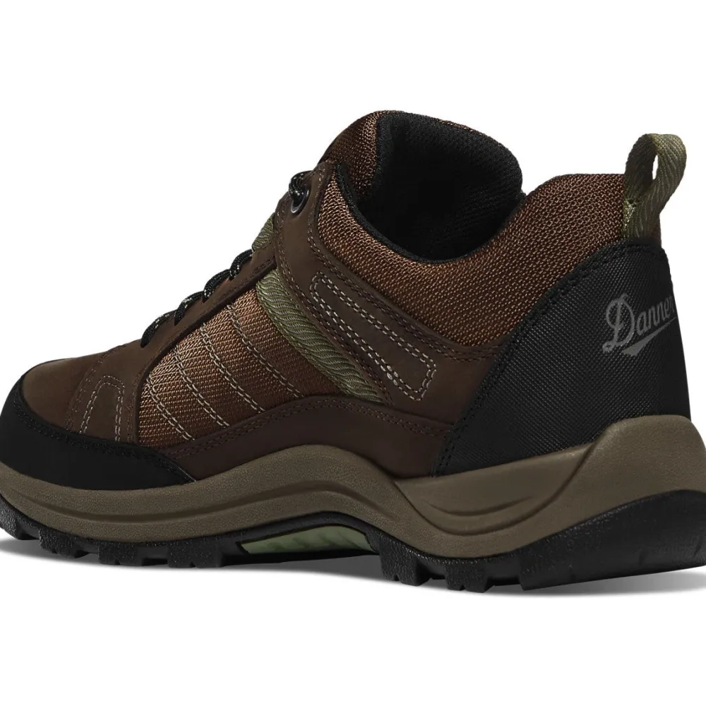 Women Danner Men's Riverside 3" WP Plain Toe Slip Resist Work Boot -Brown- 15343