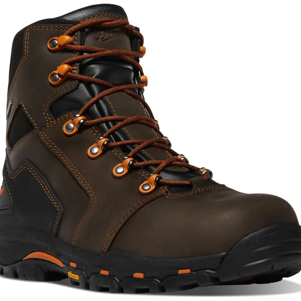 Women Danner Men's Vicious 6" Comp Toe WP Slip Resist Work Boot -- 13879
