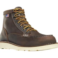 Women Danner Women's Bull Run 6" Moc Toe Wedge Work Boot - - 15575