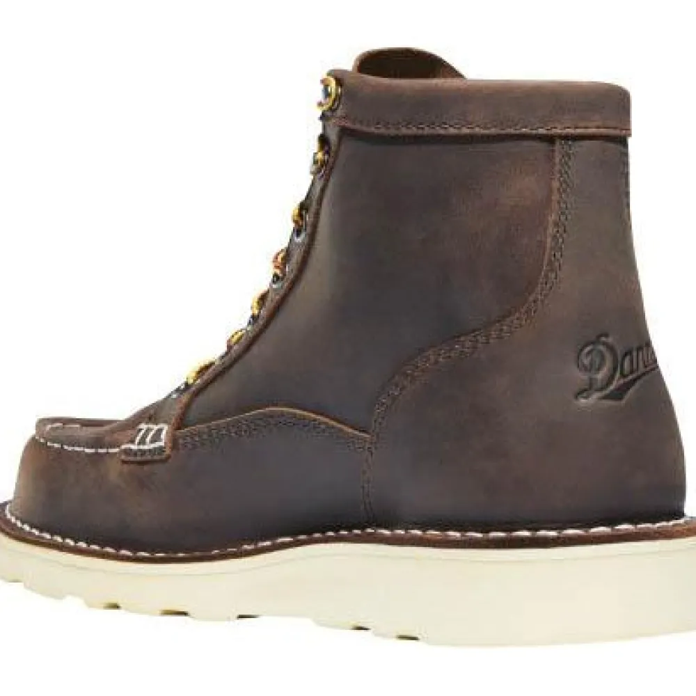 Women Danner Women's Bull Run 6" ST Moc Toe Wedge Work Boot - - 15576