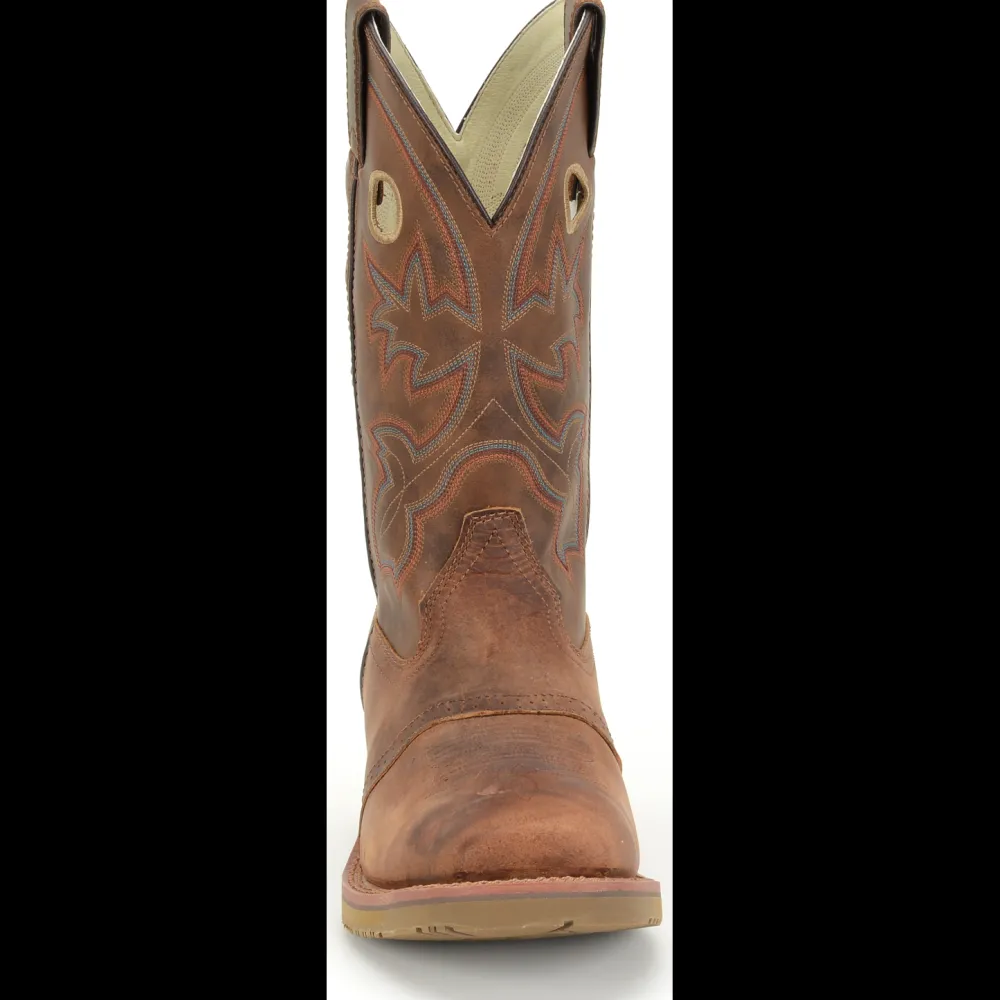 Double H Men's Antonio 13" Square Toe Western Work Boot- Brown- DH5134