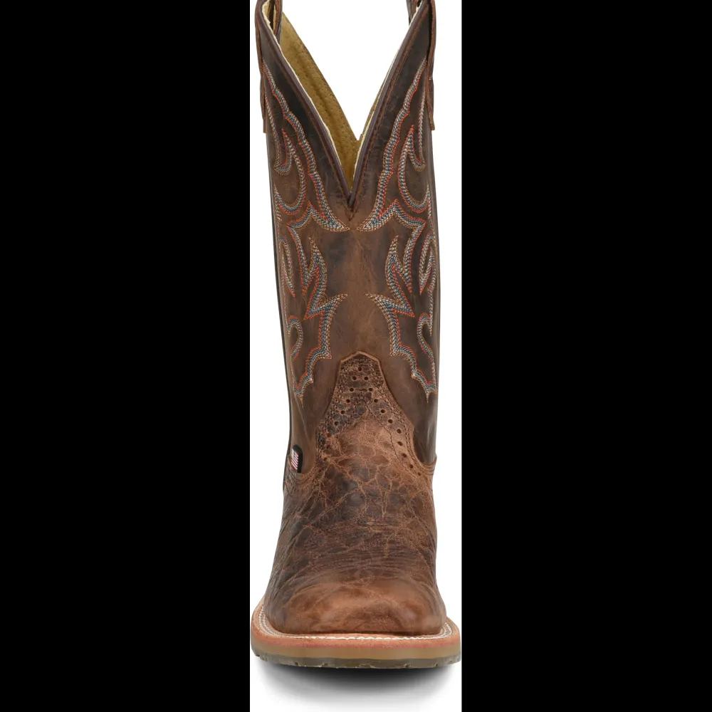 Double H Men's Harshaw 12" Sqr Toe USA Made Western Work Boot - DH4645