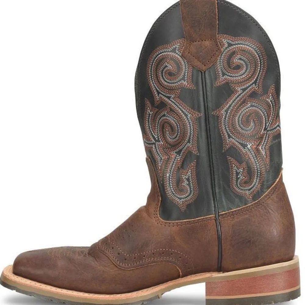 Double H Men's Haywood 11" Square Toe Slip Resist Work Boot -Brown- DH4661