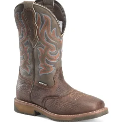 Double H Men's Ironhide 12" Square Toe WP Western Boot -- DH6142