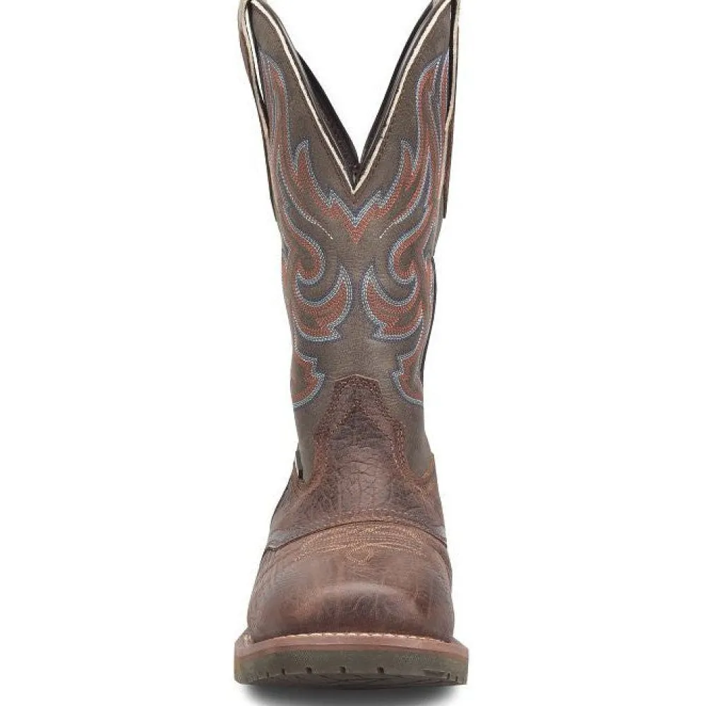 Double H Men's Ironhide 12" Square Toe WP Western Boot -- DH6142