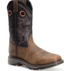 Double H Men's Isaac 13" Comp Toe Western Work Boot - Brown - DH5130