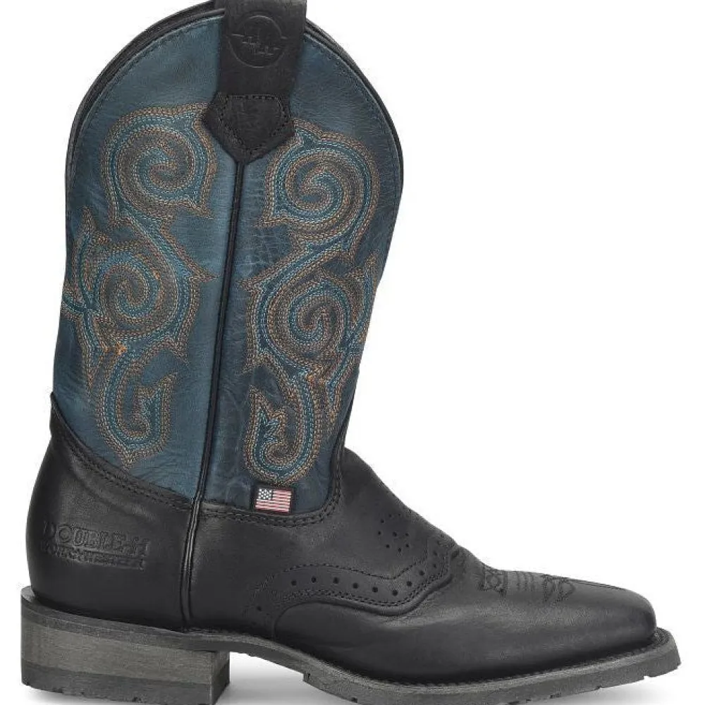 Double H Men's Nolen 11" Square Toe Roper Western Classic Boot- - DH4660