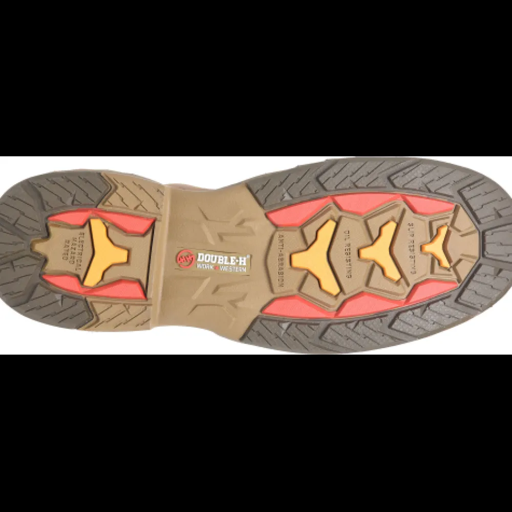 Double H Men's Phantom Rider Raid 8" Slip Resist U Toe Lacer Work Boot -- DH5394