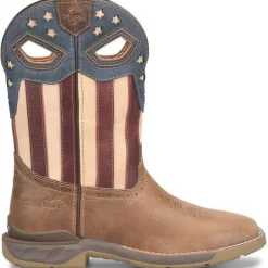 Double H Men's Phatom Rider Fortitude 11" Square Toe Western Work Boot -Brown- PH5005