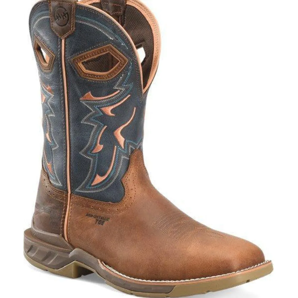 Double H Men's Troy 11" Square Toe WP Western Work Boot - DH5357