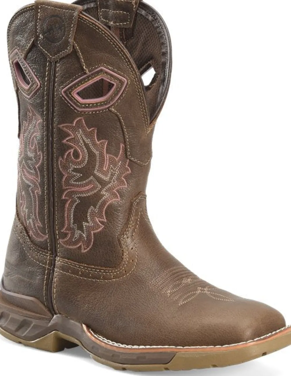 Women Double H Women's Phantom Rider 10" Square Toe Western Work Boot DH5373