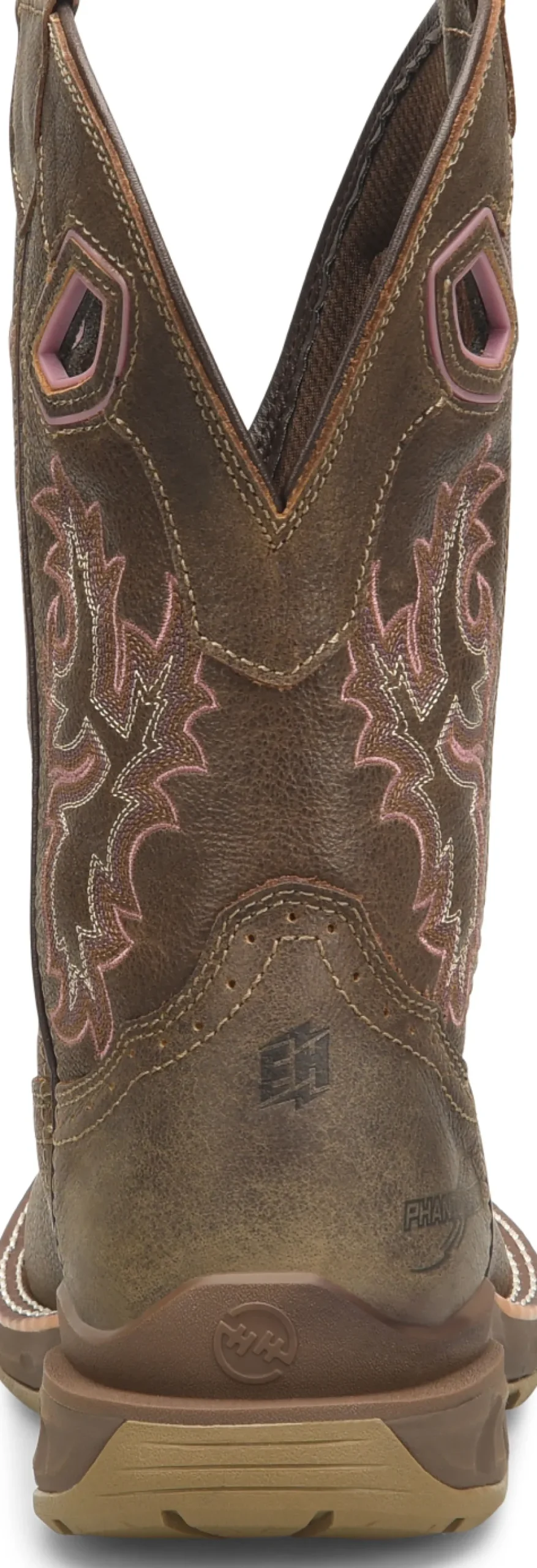 Women Double H Women's Phantom Rider 10" Square Toe Western Work Boot DH5373