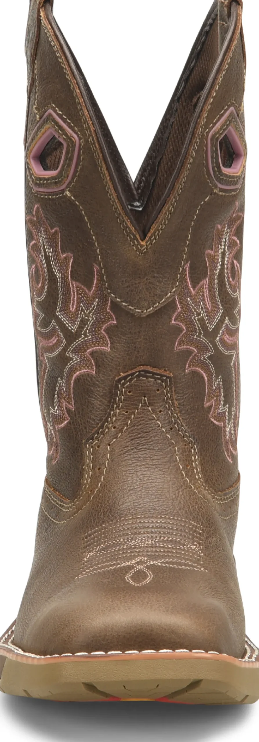 Women Double H Women's Phantom Rider 10" Square Toe Western Work Boot DH5373