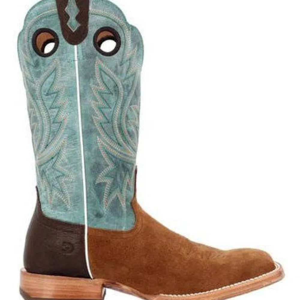 Durango Men's Collection Roughout 13" Soft Toe Western Boot- Whiskey- DDB0467