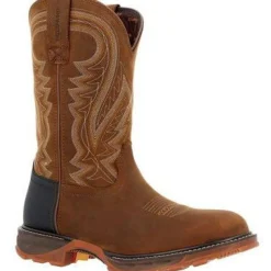 Durango Men's Maverick Xp 11" Soft Toe WP Work Boot- Brown- DDB0481