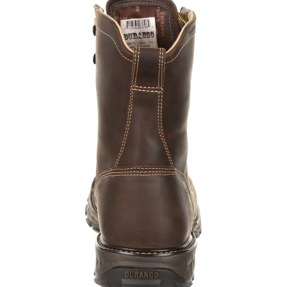 Durango Men's Maverick XP Lacer 8" Steel Toe WP Work Boot - DDB0173