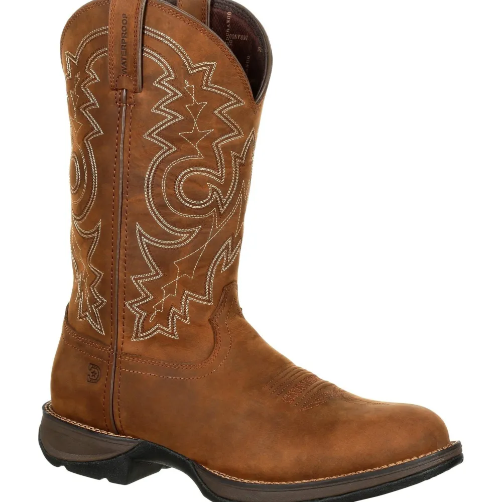 Durango Men's Rebel 12" Round Toe WP Western Boot - - DDB0163