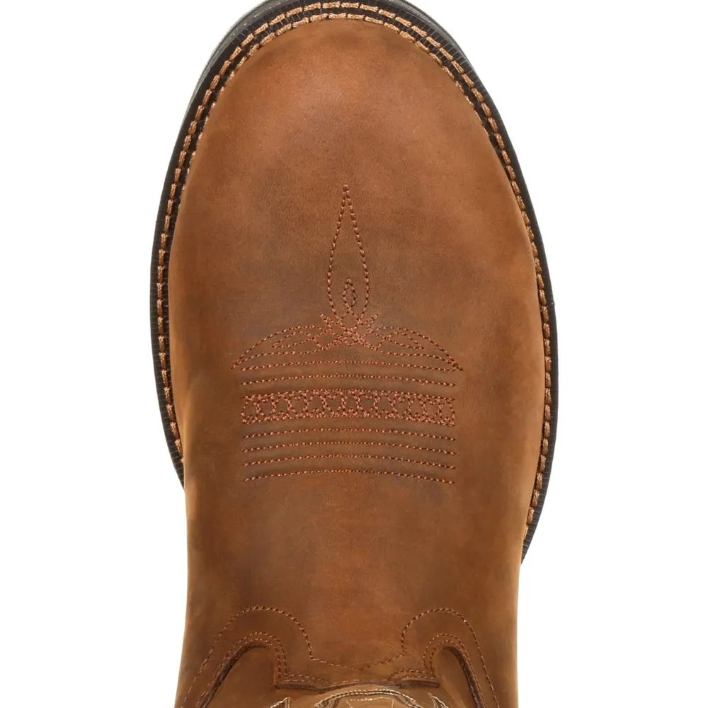 Durango Men's Rebel 12" Round Toe WP Western Boot - - DDB0163